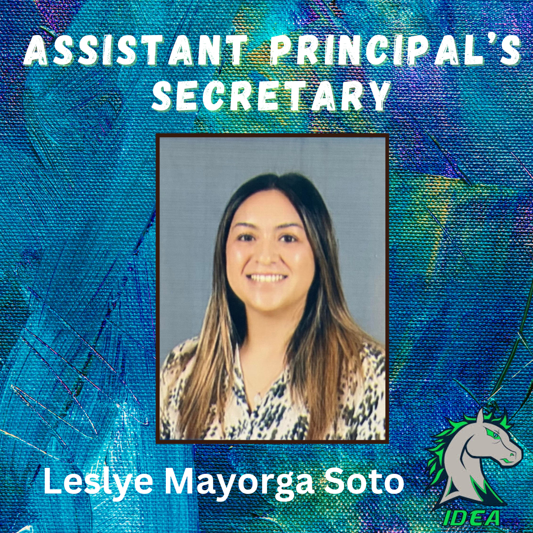 assistant principal's secretary Leslye Soto
