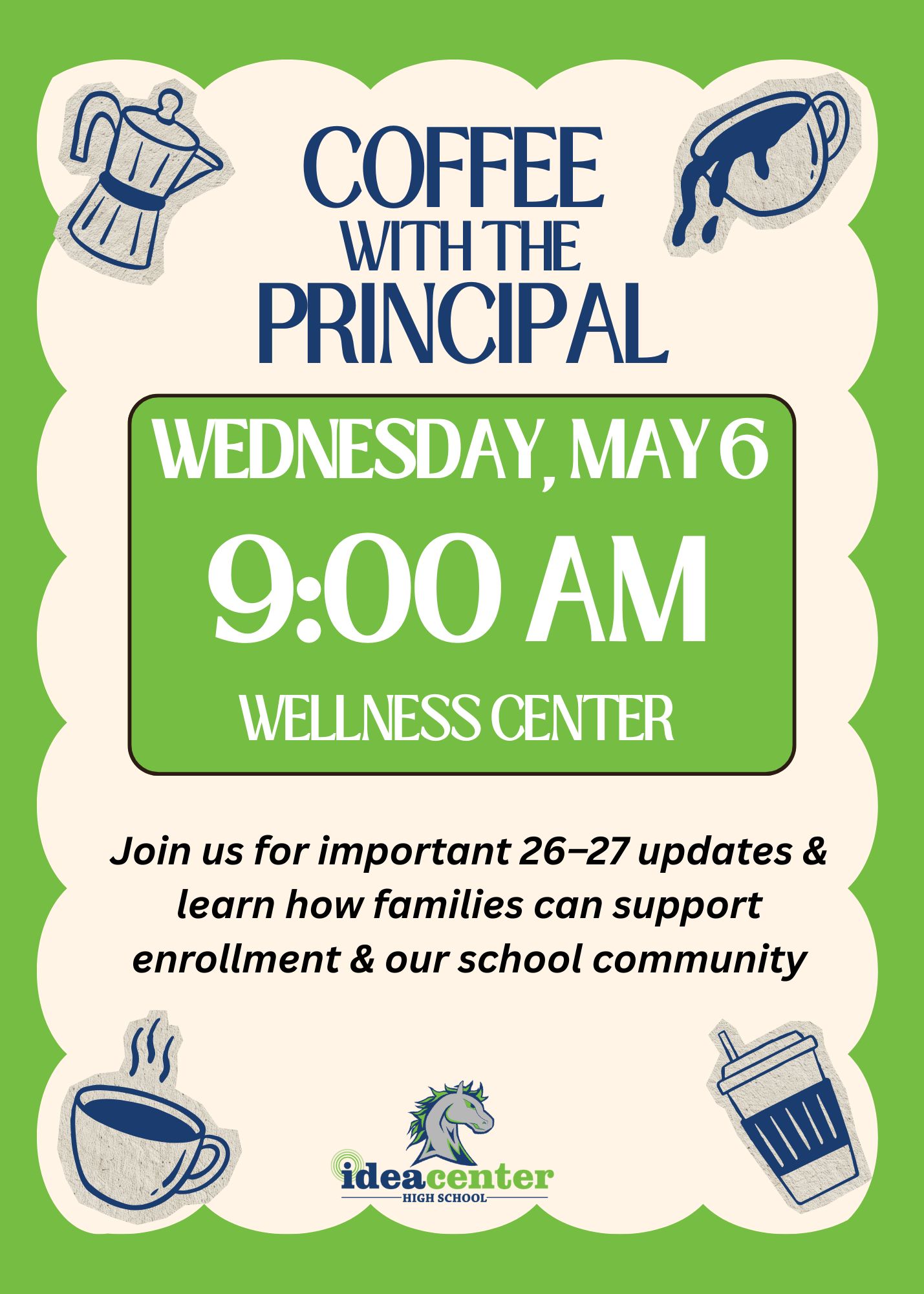 coffee with the principal