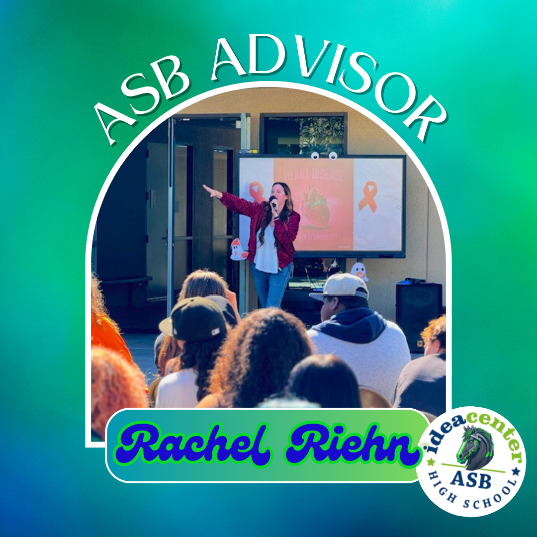 asb advisor is Rachel Riehn