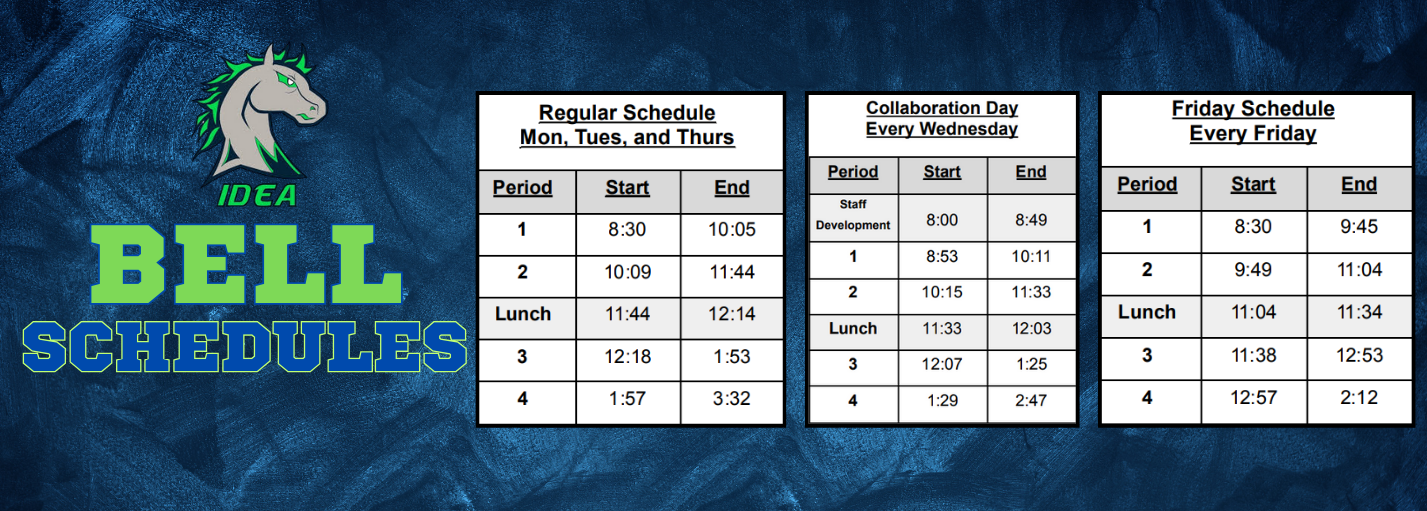 bell schedules 