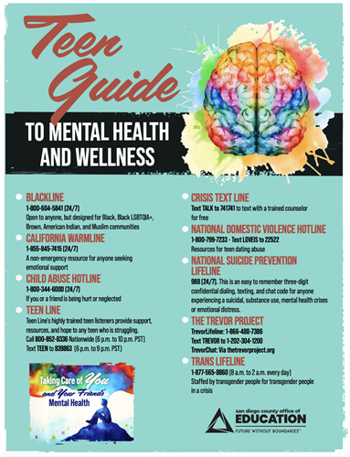 Teen Guide to Mental Health and Wellness