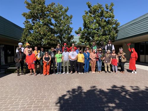 ICHS Staff Halloween Photo 